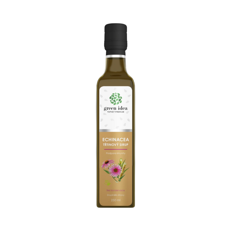 Obrázek Echinacea sirup – třtinový 250 ml – Green idea