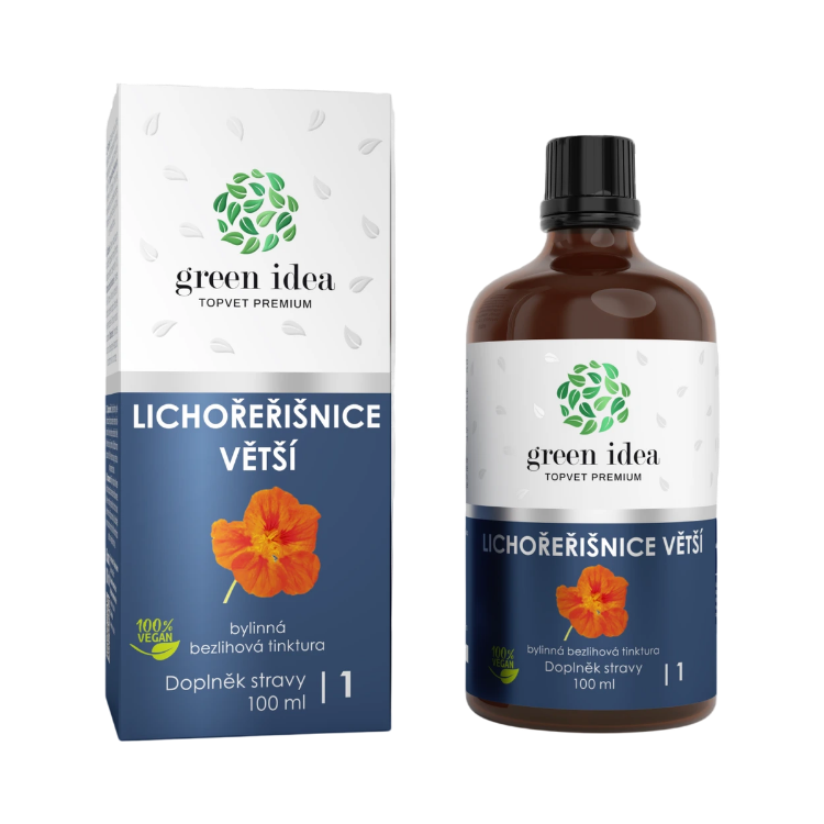 Obrázek Lichořeřišnice větší – bezalkoholová tinktura 100 ml – Green idea