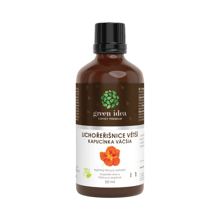 Obrázek Tinktura z lichořeřišnice – kapky 50 ml – Green idea