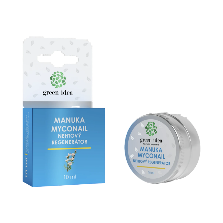 Obrázek Manuka MYCONAIL regenerační olej na nehty 10 ml – Green idea