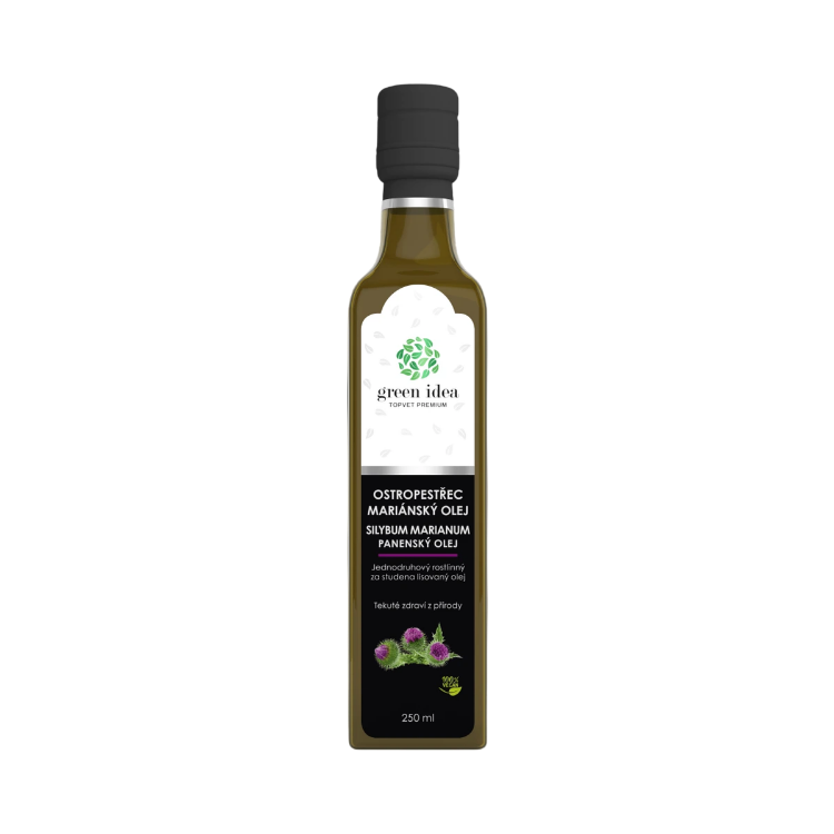 Obrázek Olej z ostropestřce mariánského 250 ml - Green idea