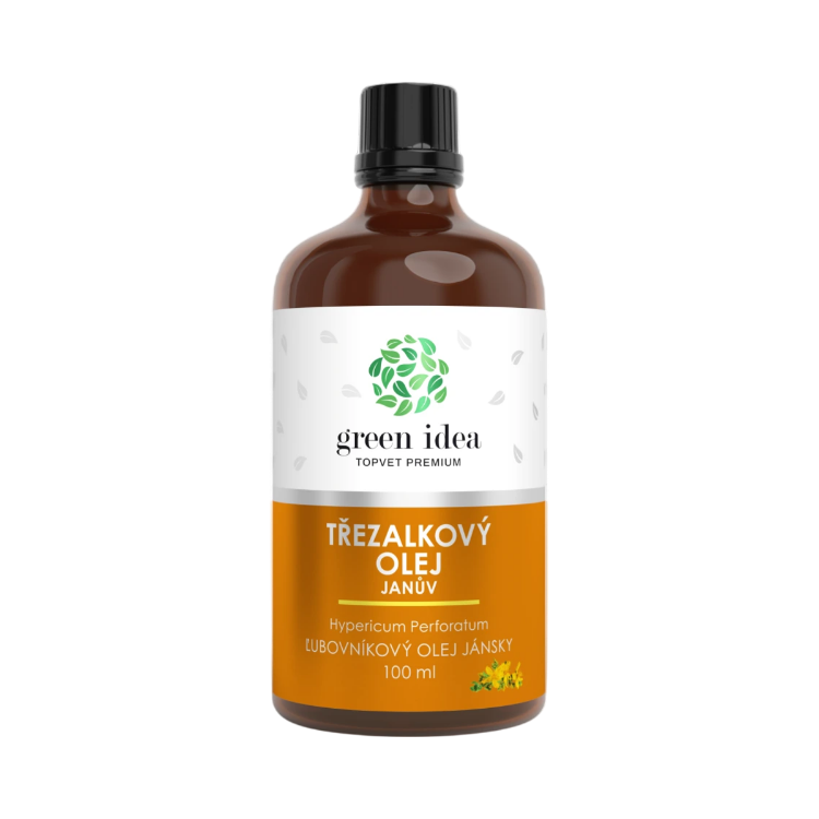 Obrázek Třezalkový bylinný olej (Janův olej) 100 ml - Green idea