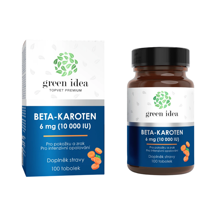 Obrázek Beta-karoten – 100 kapslí – Green idea