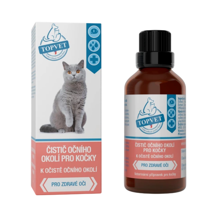 Obrázek Čistič očního okolí pro kočky 50 ml – Green idea