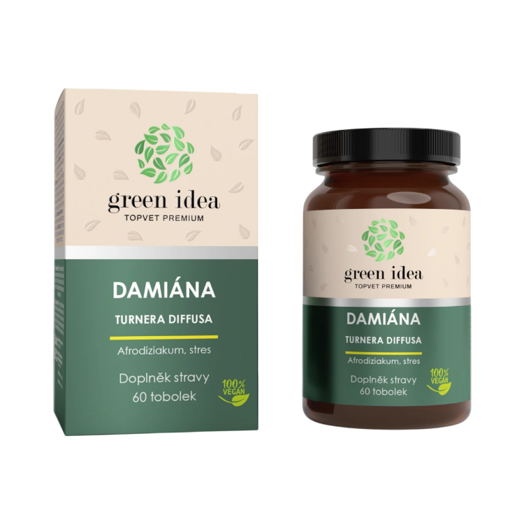 Obrázek Damiána – kapsle 60 ks – Green idea