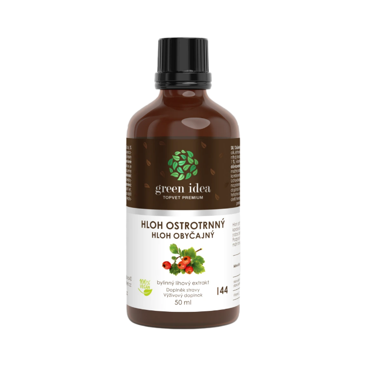 Obrázek Hloh ostrotrnný – tinktura – kapky 50 ml – Green idea