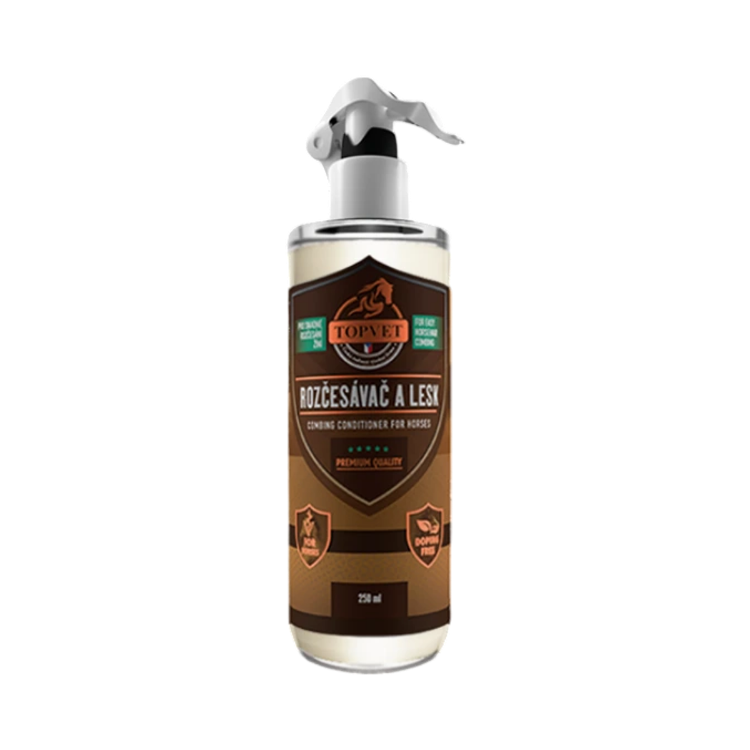Obrázek Rozčesávač a lesk pro koně 250 ml - Green idea