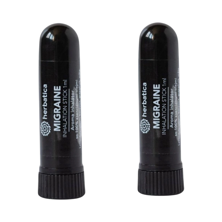 Obrázek Zvýhodněný set: 2× Nosní inhalátor Migréna – 1 ml – Herbatica