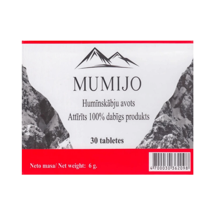 Obrázek Altajské mumio Shilajit - 30 tablet - BIOVIT LLC