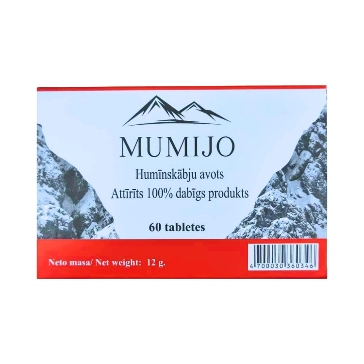 Obrázek Altajské mumio Shilajit – 60 tablet – BIOVIT LLC