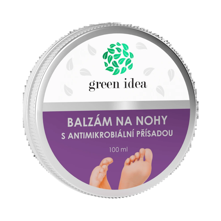 Obrázek Balzám na nohy s antimikrobiální přísadou – 100 ml – Green idea