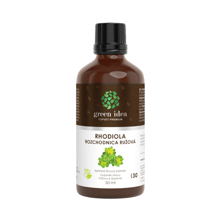 Obrázek Rhodiola – tinktura – kapky 50 ml – Green idea