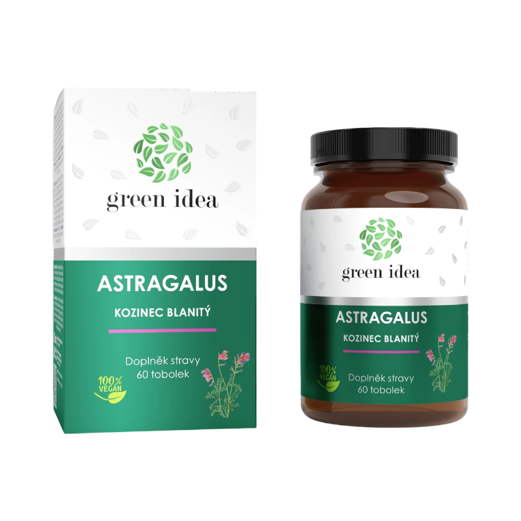 Obrázek Astragalus – kozinec blanitý – 60 kapslí – Green idea