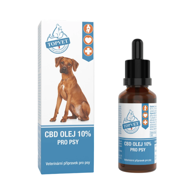 Obrázek CBD olej 10 % pro psy 10 ml – Green idea