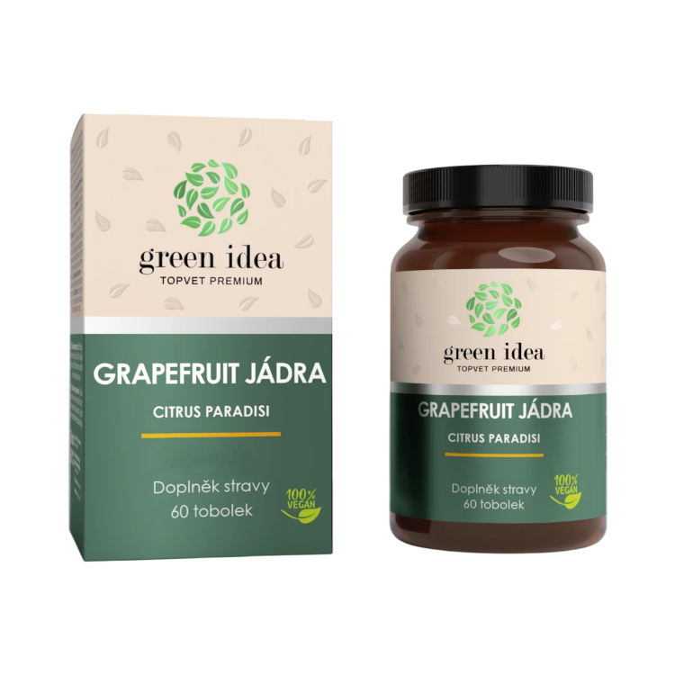 Obrázek Grapefruit – extrakt z jadérek 60 kapslí – Green idea
