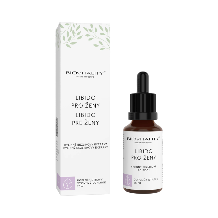 Obrázek Libido pro ženy – bezalkoholová tinktura – kapky 25 ml – Green idea