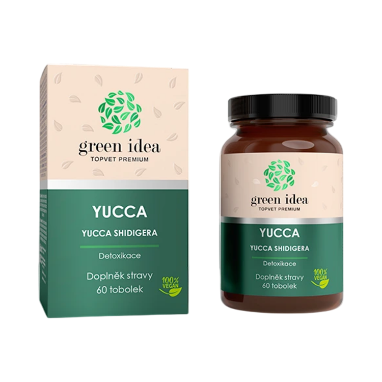 Obrázek Yucca – bylinný extrakt – 60 kapslí – Green idea