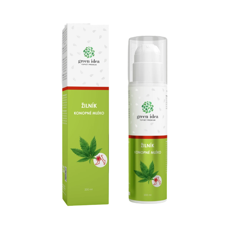 Obrázek Žilník – konopné mléko – 200 ml – Green idea