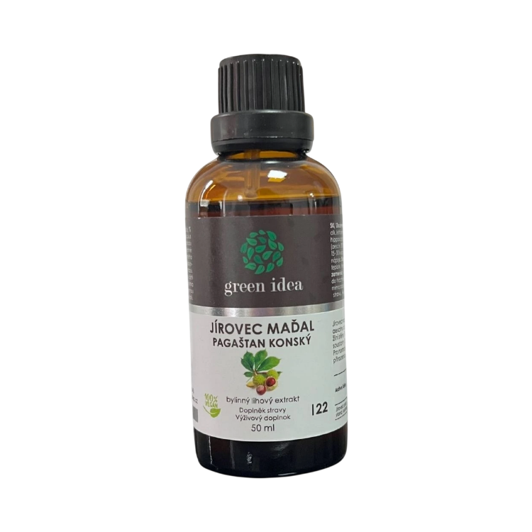 Obrázek Kaštan koňský – tinktura – kapky 50 ml – Green idea