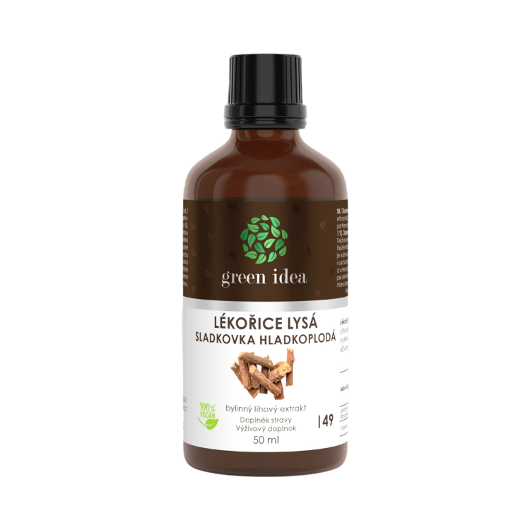 Obrázek Lékořice – tinktura – kapky 50 ml – Green idea