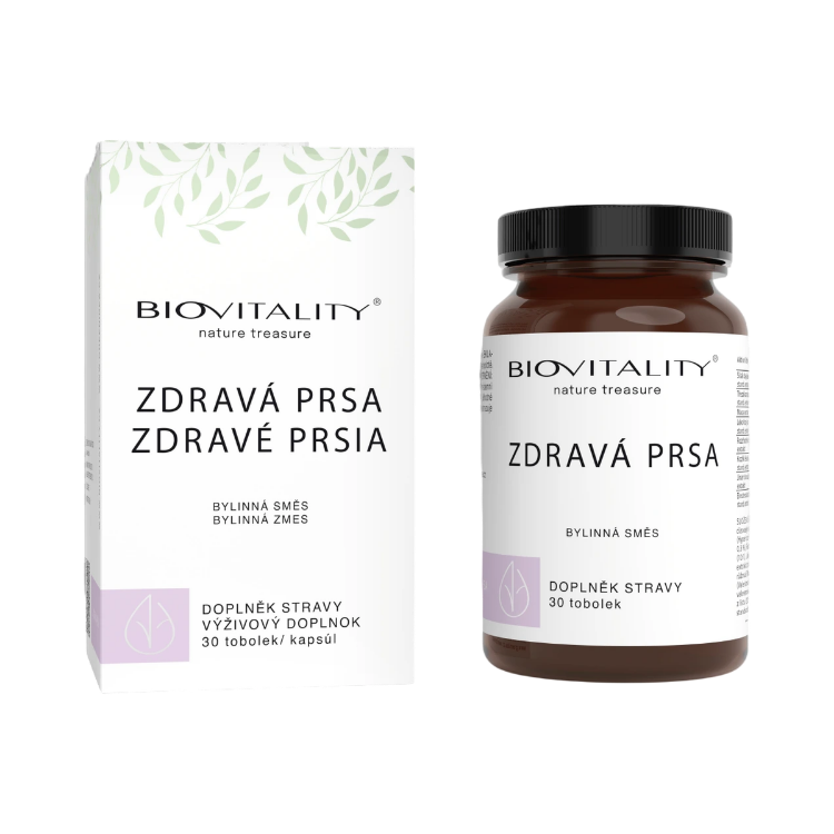Obrázek Zdravá prsa – bylinný komplex – kapsle 30 ks – Green idea