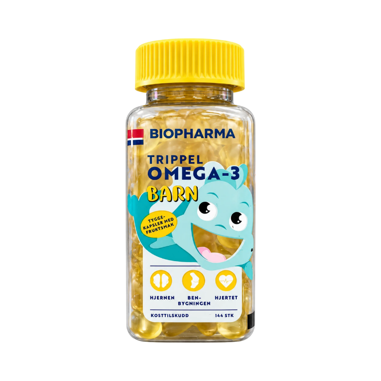Obrázek HLH BioPharma Omega 3 detské žuvacie kapsule 144 kapsúl