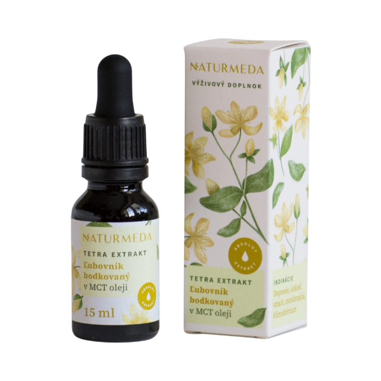 Obrázek Třezalka tečkovaná – Tetra bylinný extrakt – 15 ml – Naturmeda