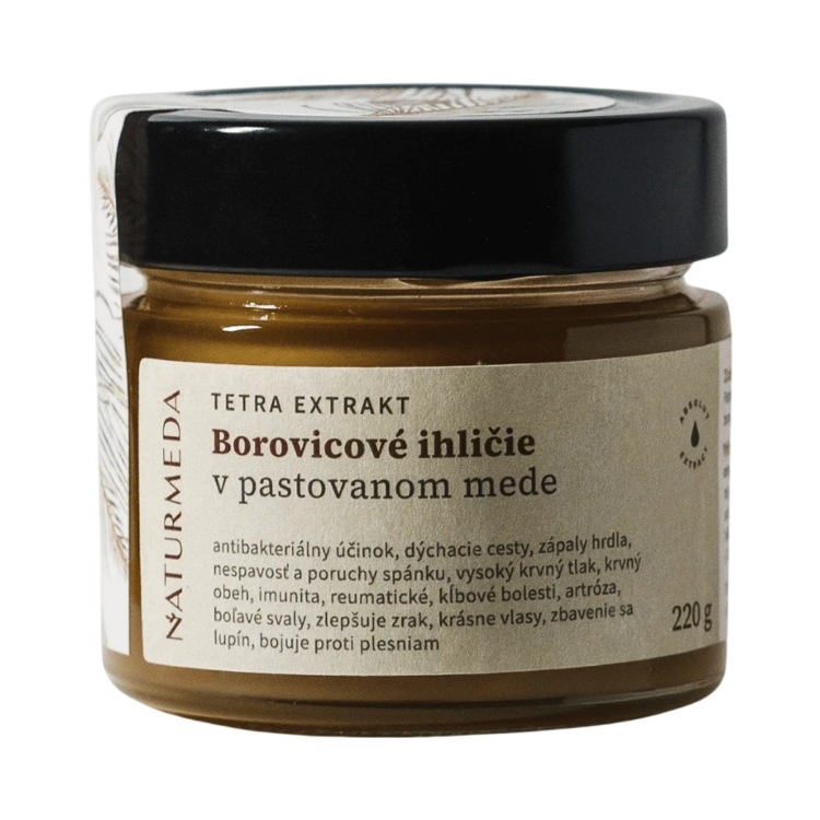 Obrázek Terapeutický med s borovicovým jehličím - 220 g - Naturmeda