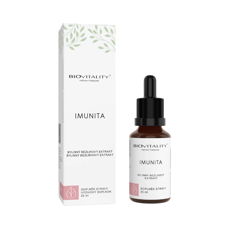 Obrázek Imunita – bezalkoholová tinktura – kapky 25 ml – Green idea