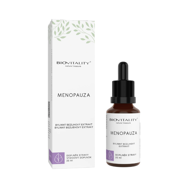 Obrázek Menopauza – bezalkoholová tinktura – kapky 25 ml – Green idea