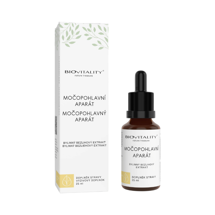 Obrázek Močopohlavní aparát – bezalkoholová tinktura – kapky 25 ml – Green idea