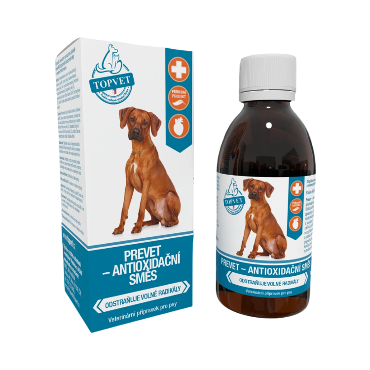 Obrázek PREVET – antioxidační směs pro psy 200 ml – Green idea