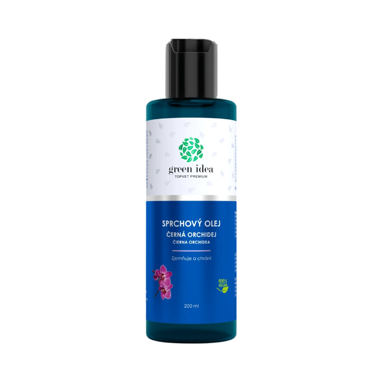 Obrázek Sprchový olej Černá orchidej 200 ml - Green idea