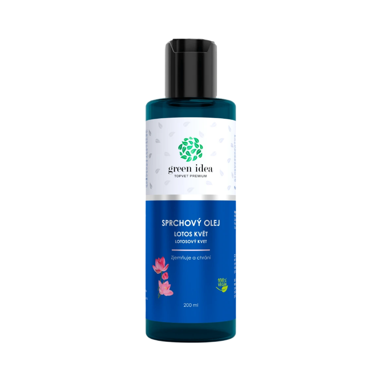 Obrázek Sprchový olej Lotosový květ 200 ml - Green idea
