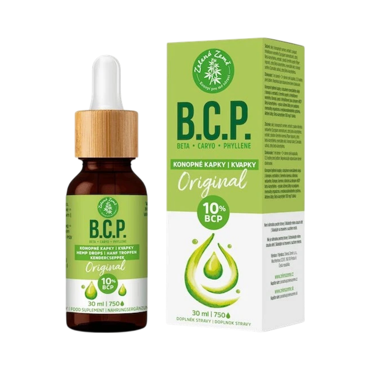 Obrázek Konopné kapky s BCP Original - 30 ml - Zelená Země