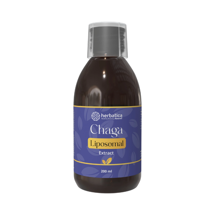 Obrázek Lipozomální extrakt Čaga (40 % polysacharidů) - 200 ml - Herbatica