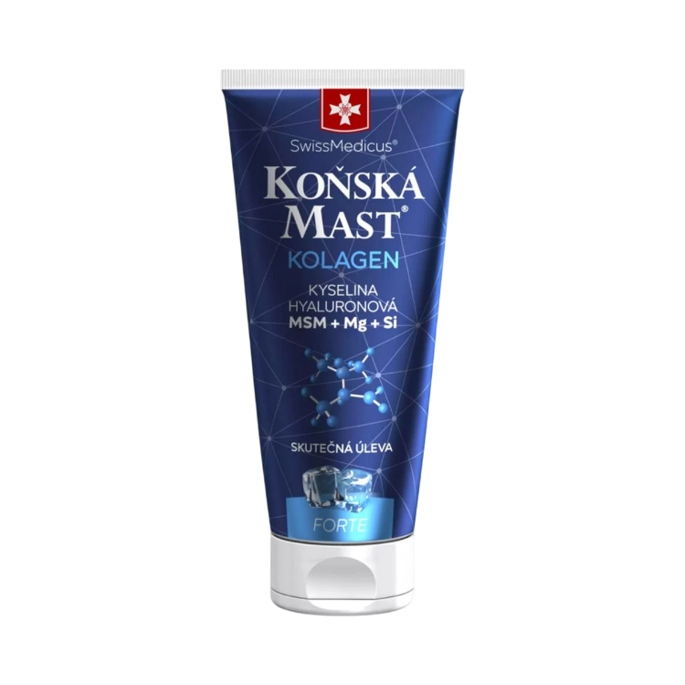 Obrázek Koňská mast s kolagenem forte chladivá 200 ml – SwissMedicus