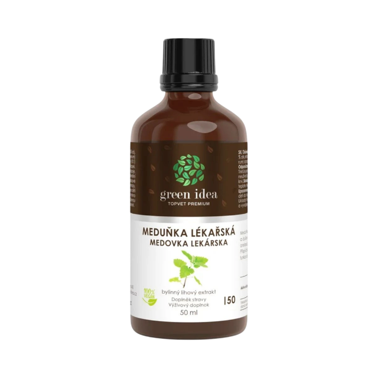 Obrázek Meduňka lékařská tinktura – kapky 50 ml – Green idea