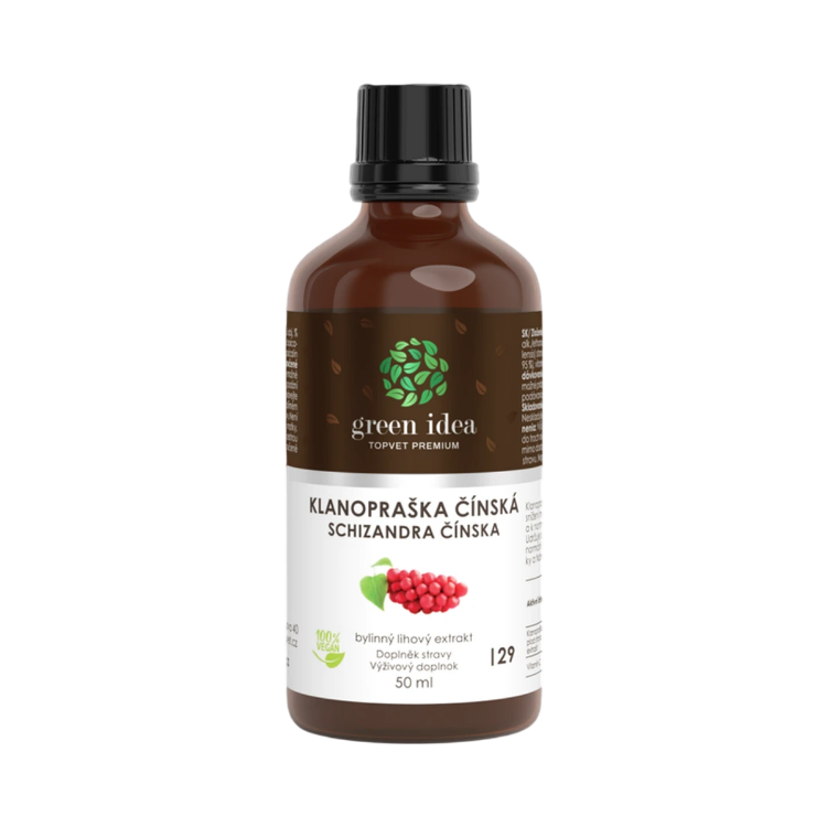 Obrázek Schizandra tinktura – kapky 50 ml – Green idea