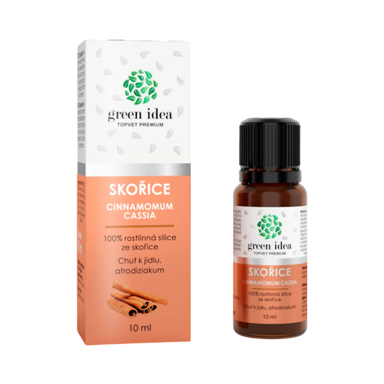 Obrázek Skořice – 100% silice 10 ml – Green idea