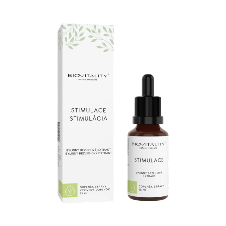 Obrázek Stimulace bezlihová tinktura – kapky 25 ml – Green idea