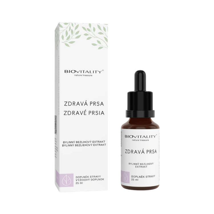 Obrázek Zdravá prsa bezalkoholová tinktura – kapky 25 ml – Green idea