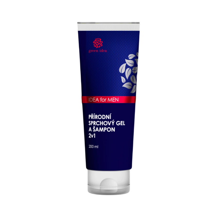 Obrázek IDEA for MEN – přírodní sprchový gel a šampon 2v1 200 ml – Green idea