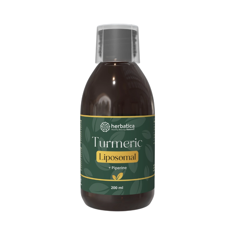 Obrázek Lipozomální extrakt z kurkumy + piperin - 200 ml - Herbatica