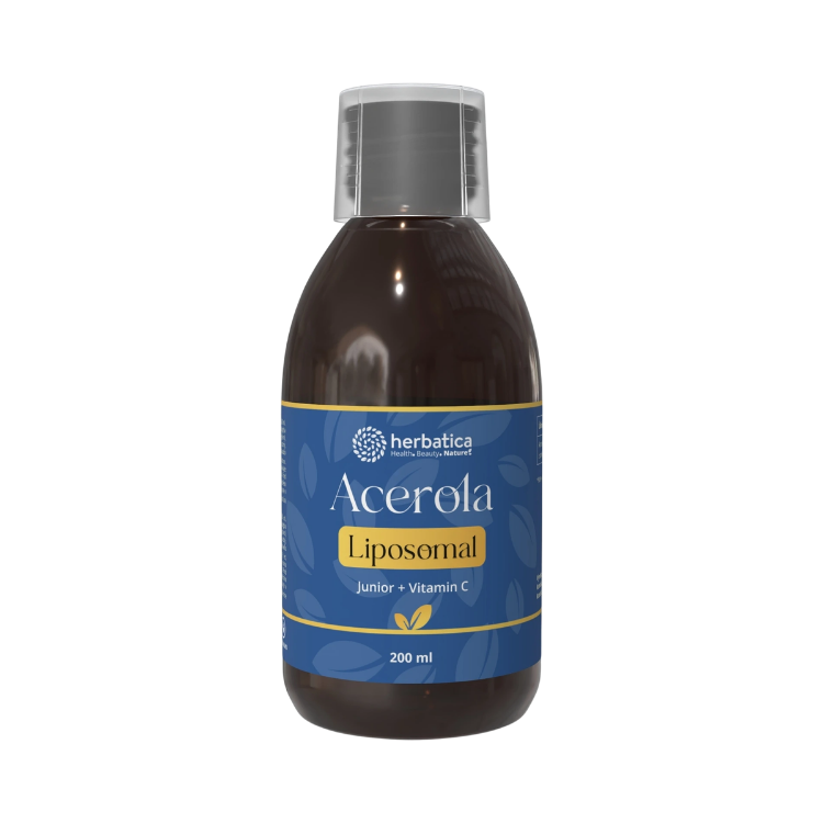 Obrázek Lipozomální Vitamin C & Acerola Extrakt Junior - 200 ml - Herbatica