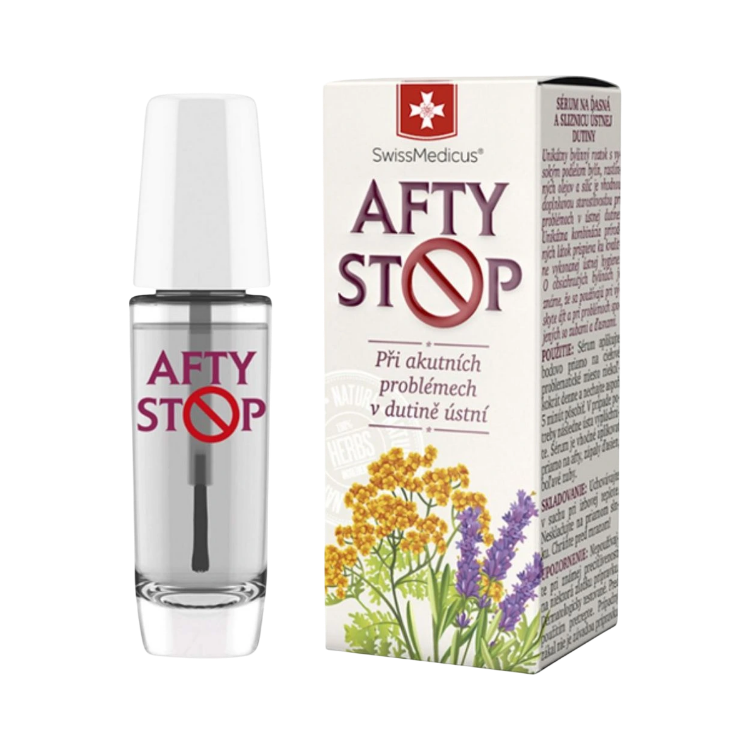 Obrázek AftyStop – sérum na dásně a sliznici ústní dutiny – 10 ml – SwissMedicus