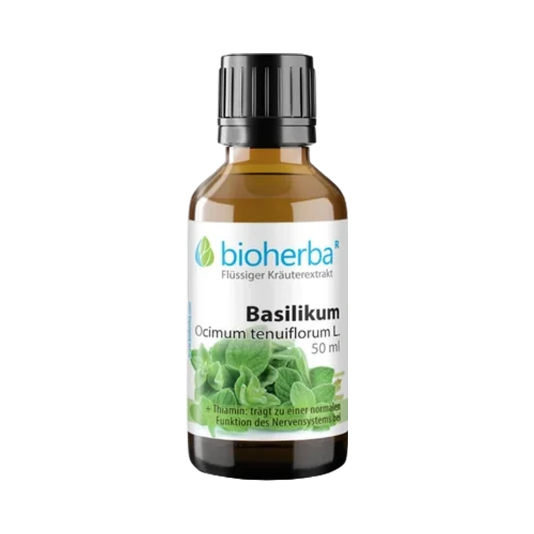 Obrázek Bazalka posvátná (tulsi) – tinktura kapky – 50 ml – Bioherba