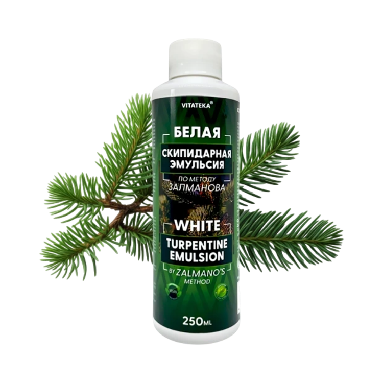 Obrázek Bílá terpentýnová koupelová emulze – 250 ml – Vitateka