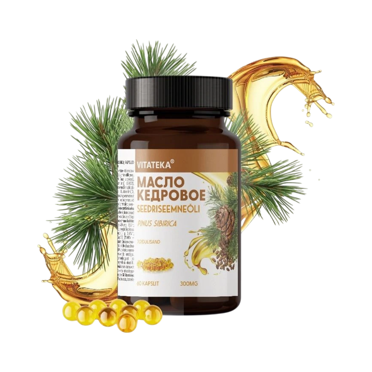 Obrázek Cedrový olej 300 mg – 60 kapslí – Vitateka