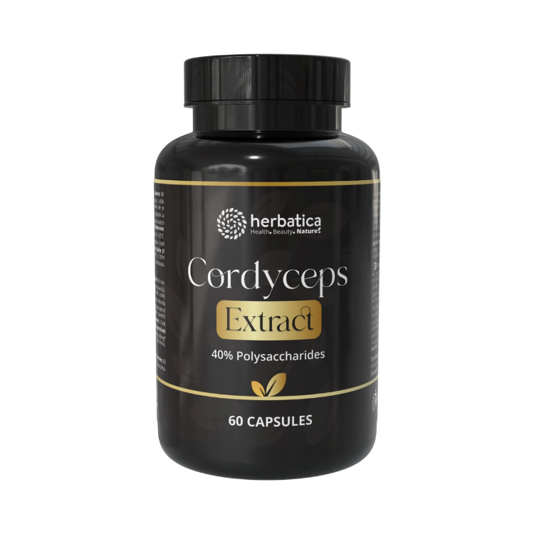 Obrázek Cordyceps extrakt - 60 kapslí - Herbatica